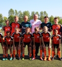 Команда ФК "Тотем" провел тренировку на старейшем стадионе Санкт-Петербурга "Динамо".