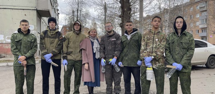 Волонтеры центра «Первые» помогли экологии Красноярска